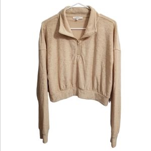 NEW Cloud Chaser Cropped 1/2 Zip Women's Size Large